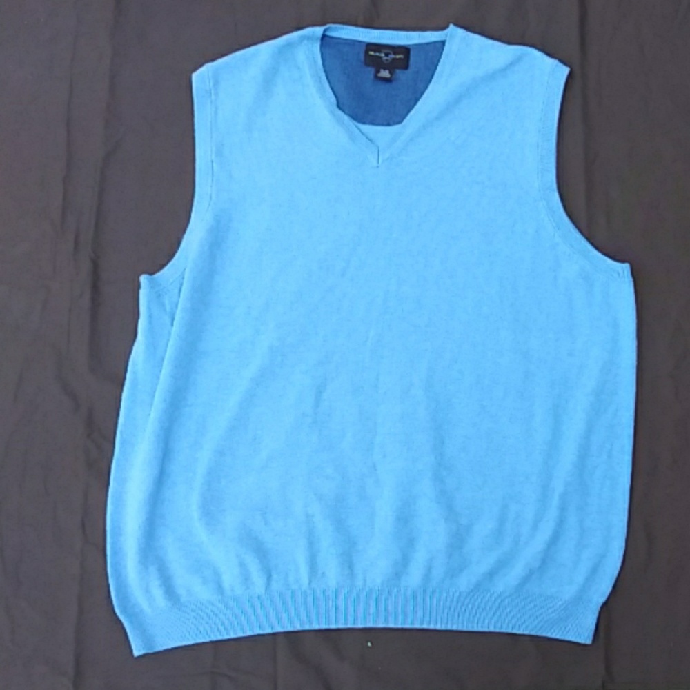 Black Brown1826 men's sleeveless vest. Sz-xl. Blue